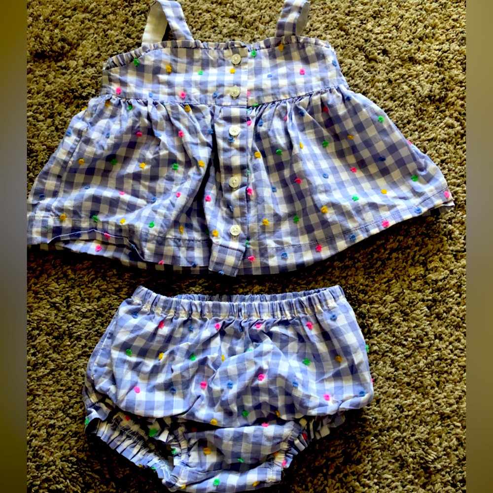 Gap 12-18 month matching tank & bloomers